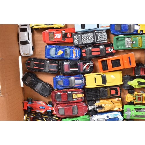 244 - A QUANTITY OF UNBOXED AND ASSORTED MODERN DIECAST AND PLASTIC VEHICLES, to include Norscott Caterpil... 