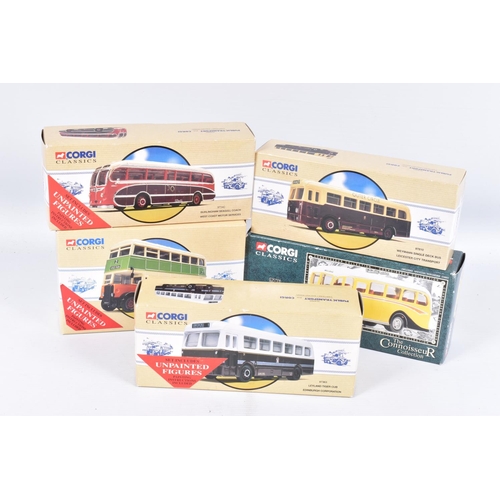 245 - A QUANTITY OF BOXED CORGI ORIGINAL OMNIBUS COMPANY COACH MODELS, assorted fleets from across Britain... 