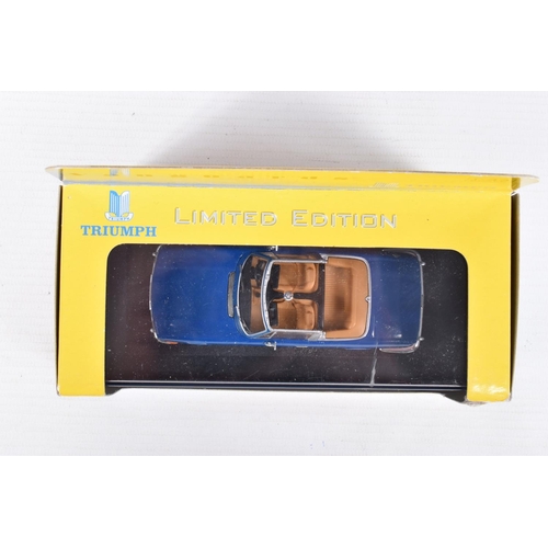 250 - FIVE BOXED CORGI CLASSICS LIMITED EDITION TRIUMPH STAG SPORTS CAR MODELS, all 1/43 scale, Tahiti Blu... 