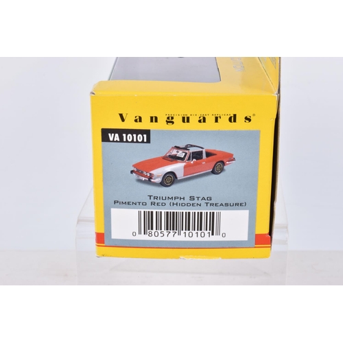 250 - FIVE BOXED CORGI CLASSICS LIMITED EDITION TRIUMPH STAG SPORTS CAR MODELS, all 1/43 scale, Tahiti Blu... 