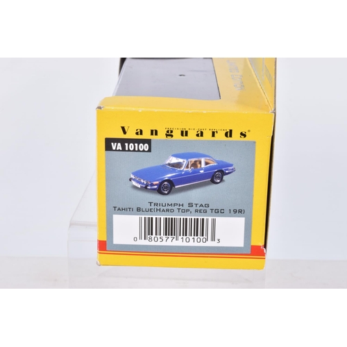 250 - FIVE BOXED CORGI CLASSICS LIMITED EDITION TRIUMPH STAG SPORTS CAR MODELS, all 1/43 scale, Tahiti Blu... 