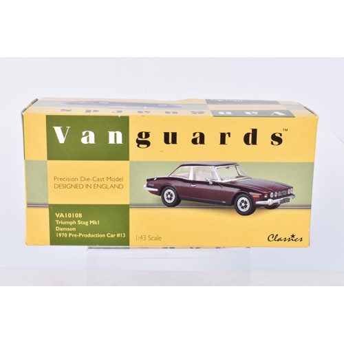 251 - FIVE BOXED CORGI CLASSICS LIMITED EDITION TRIUMPH STAG SPORTS CAR MODELS, all 1/43 scale, Russet Bro... 