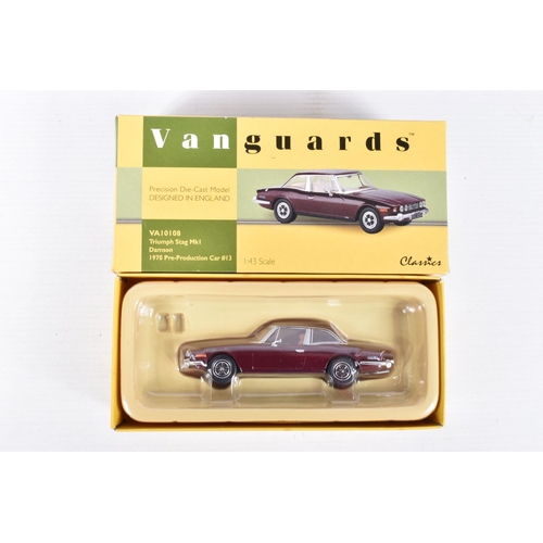 251 - FIVE BOXED CORGI CLASSICS LIMITED EDITION TRIUMPH STAG SPORTS CAR MODELS, all 1/43 scale, Russet Bro... 