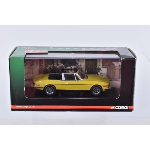 251 - FIVE BOXED CORGI CLASSICS LIMITED EDITION TRIUMPH STAG SPORTS CAR MODELS, all 1/43 scale, Russet Bro... 