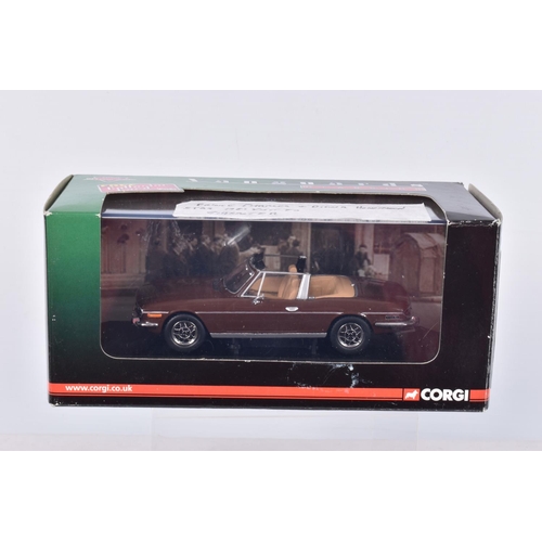 251 - FIVE BOXED CORGI CLASSICS LIMITED EDITION TRIUMPH STAG SPORTS CAR MODELS, all 1/43 scale, Russet Bro... 