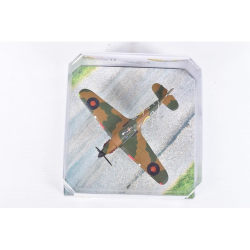 252 - SIX BOXED CORGI WWII LEGENDS 1:72 SCALE DIE-CAST MILITARY AIRCRAFTS, the first a P51D Mustang, numbe... 