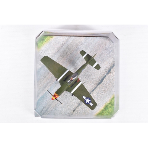 252 - SIX BOXED CORGI WWII LEGENDS 1:72 SCALE DIE-CAST MILITARY AIRCRAFTS, the first a P51D Mustang, numbe... 