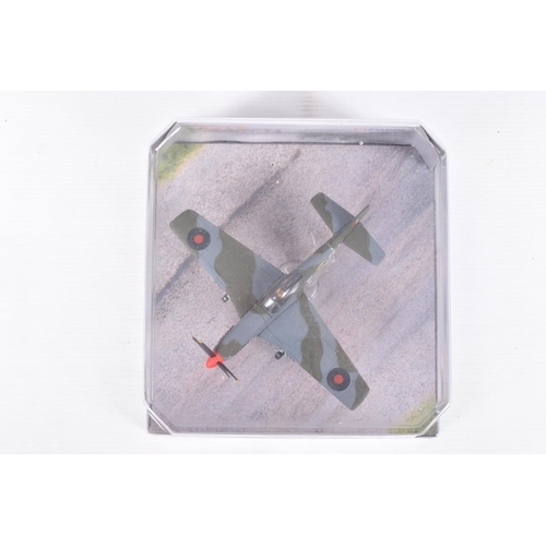 252 - SIX BOXED CORGI WWII LEGENDS 1:72 SCALE DIE-CAST MILITARY AIRCRAFTS, the first a P51D Mustang, numbe... 