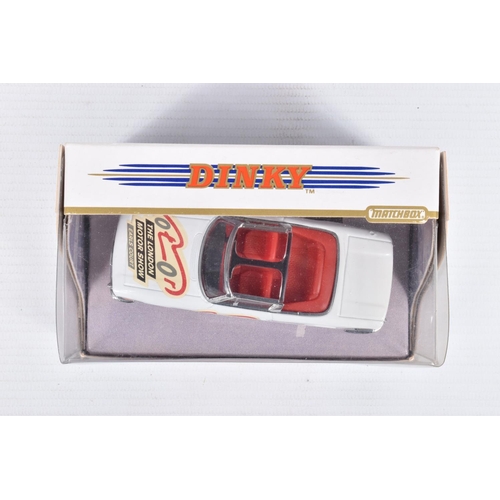 253 - A QUANTITY OF MATCHBOX DINKY COLLECTION TRIUMPH STAG SPORTS CAR MODELS, No.DY-28, one in white and o... 