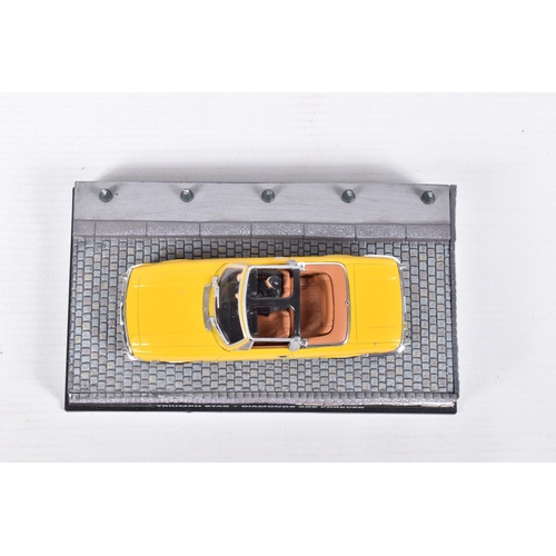 253 - A QUANTITY OF MATCHBOX DINKY COLLECTION TRIUMPH STAG SPORTS CAR MODELS, No.DY-28, one in white and o... 