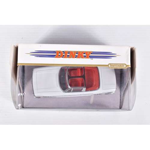 253 - A QUANTITY OF MATCHBOX DINKY COLLECTION TRIUMPH STAG SPORTS CAR MODELS, No.DY-28, one in white and o... 