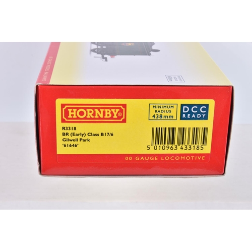 284 - A BOXED OO GAUGE HORNBY RAILWAY MODEL EARLY BR B17-6  4-6-0 CLASS, no. 61646 'Gilwell Park', in BR G... 