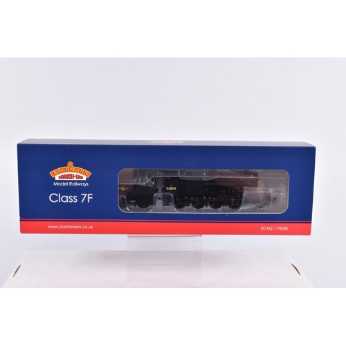 316 - A BOXED OO GAUGE BACHMANN BRANCHLINE MODEL RAILWAYS Class 7F, no. 53809, in BR Black with Late Crest... 