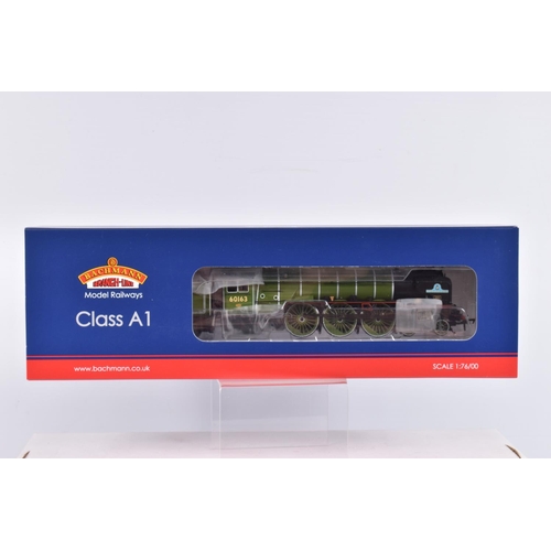 320 - A BOXED OO GAUGE BACHMANN BRANCHLINE MODEL RAILWAYS Class A1, no. 60163 'Tornado', in BR Apple Green... 