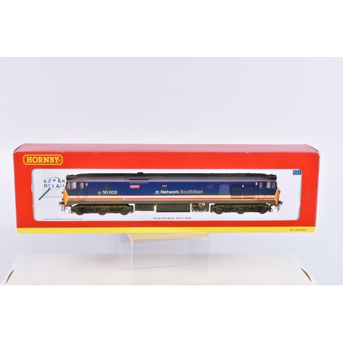 326 - A BOXED OO GAUGE HORNBY MODEL RAILWAY NSE CO-CO DIESEL ELECTRIC, Class 50, no. 50002 'Superb', in Re... 