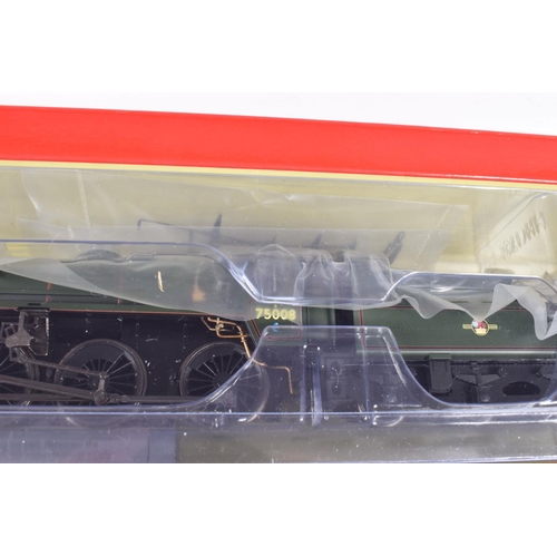 332 - A BOXED OO GAUGE HORNBY MODEL RAILWAYS LOCOMOTIVE, Standard 4MT Class 4-6-0, no. 75008, in BR Green ... 