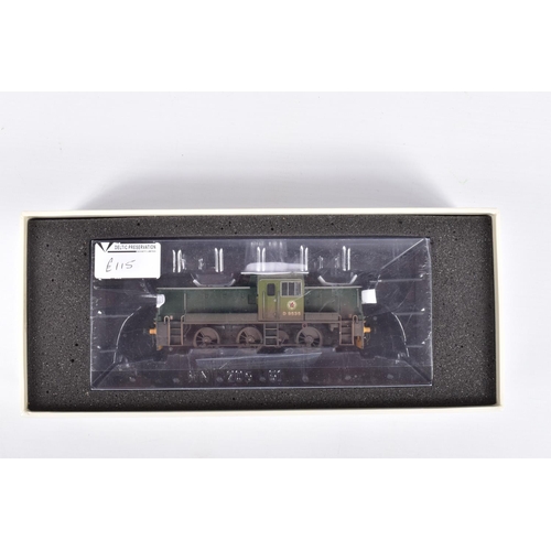 339 - A BOXED OO GAUGE HELJAN RAILWAY MODEL, Class 14, no. D9535, in BR Green - Weathered, item no. 1403, ... 