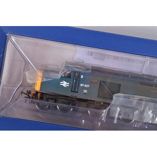 349 - A BOXED OO GAUGE BACHMANN BRANCHLINE DIESEL LOCOMOTIVE, Class 40, no. 97407 'Aureol', in BR Blue Dep... 