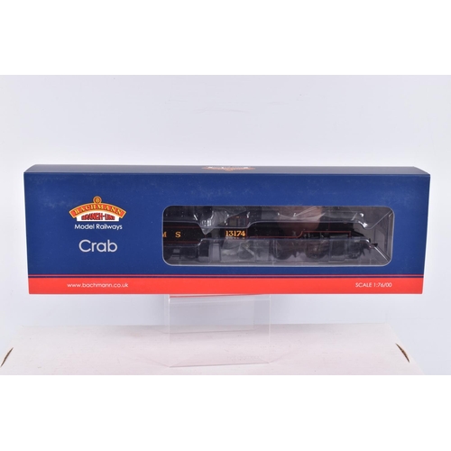 350 - A BOXED OO GAUGE BACHMANN BRANCHLINE LOCOMOTIVE, Class 5MT LMS Crab, no. 13174, in LMS Lined Black, ... 