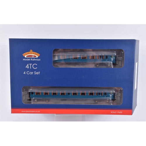 354 - A BOXED OO GAUGE BACHMANN BRANCHLINE FOUR CAR SET, Class 491 (4TC), Unit 416, in BR Blue with Small ... 