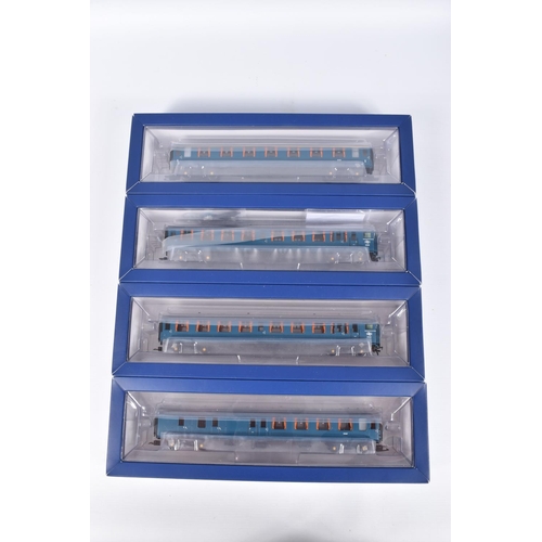 354 - A BOXED OO GAUGE BACHMANN BRANCHLINE FOUR CAR SET, Class 491 (4TC), Unit 416, in BR Blue with Small ... 