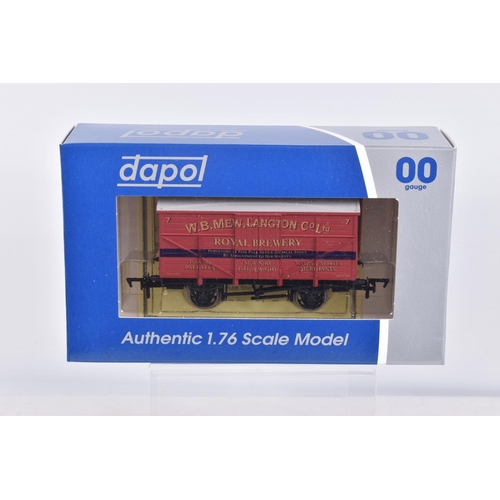 359 - TWELVE BOXED OO GAUGE DAPOL WAGONS, to include the following wagons, Whyteway's Cyder, 2 of the  Ark... 