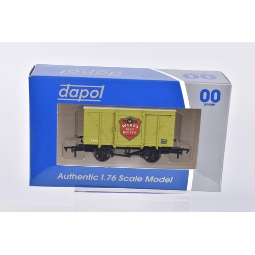 360 - FOURTEEN BOXED OO GAUGE DAPOL WAGONS, to include Cirencester Brewery, Ward's Best Bitter,  Angel Bre... 