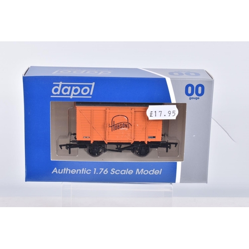 361 - TWELVE BOXED OO GAUGE DAPOL WAGONS, to include Taunton Cider Co,. Border Breweries, Courage Beers, L... 