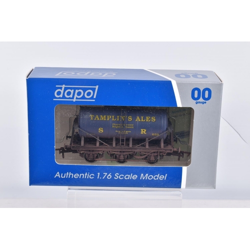 362 - TWELVE BOXED OO GAUGE DAPOL CYLINDER WAGONS, to include Rodda's Cornish Clotted Cream, Hook & Son Ra... 