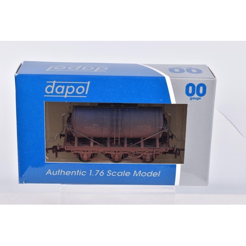 364 - TEN BOXED OO GAUGE DAPOL CYLINDER WAGONS, to include Hook & Son's Raw Cream, Felinfoel Brewery, Hend... 