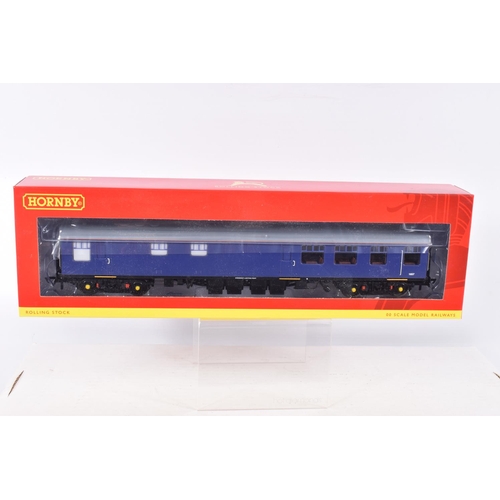 378 - FOUR BOXED OO GAUGE HORNBY ROLLING STOCK COACH MODELS, to include a DRS Mk2F Brake Standard Open Coa... 