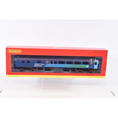 378 - FOUR BOXED OO GAUGE HORNBY ROLLING STOCK COACH MODELS, to include a DRS Mk2F Brake Standard Open Coa... 