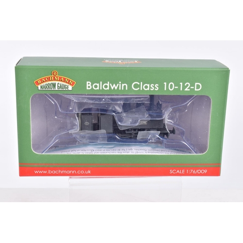 385 - A BOXED OO9 NARROW GAUGE BACHMANN BRANCHLINE MODEL LOCOMOTIVE,  Baldwin Class 10-12-D no, 778 in Wel... 