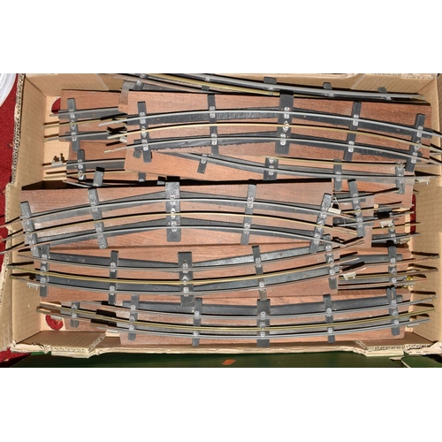 405 - A LARGE QUANTITY OF ASSORTED THREE RAIL TRACK ETC, mixture of Marklin HO gauge and unmarked O gauge ... 