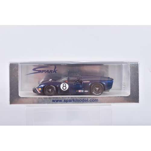 254 - FIVE BOXED SPARK MODEL MINIMAX VEHICLES, the first us a Lola T70 Mk3 no2 6TH BOAC 500 1968, Jo Bonni... 