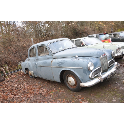 1001 - A 1953 HUMBER HAWK MkVI SALOON, registration number NFH 341, in Severn blue, manual gearbox with ove... 