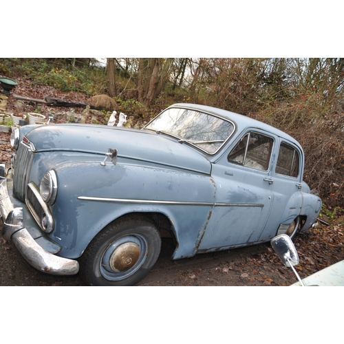 1001 - A 1953 HUMBER HAWK MkVI SALOON, registration number NFH 341, in Severn blue, manual gearbox with ove... 