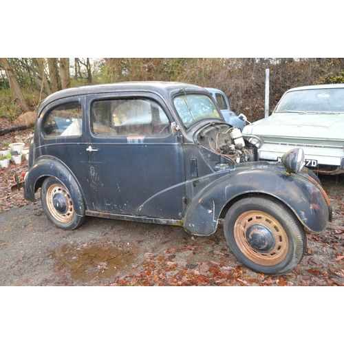 1002 - A 1954 FORD POPULAR 103E CHASSIS, REGISTRATION NUMBER ODD 866, gearbox present but no engine, Odomet... 