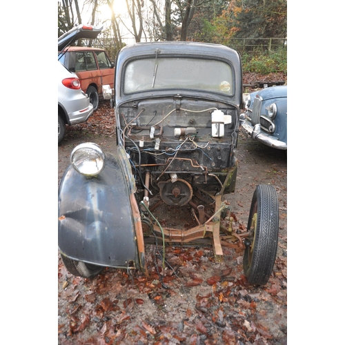 1002 - A 1954 FORD POPULAR 103E CHASSIS, REGISTRATION NUMBER ODD 866, gearbox present but no engine, Odomet... 