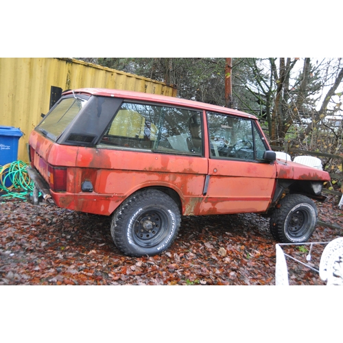 1005 - A 1973 2-DOOR RANGE ROVER VOGUE SE, REGISTRATION NUMBER XJB 57L, in red, manual five speed gearbox w... 