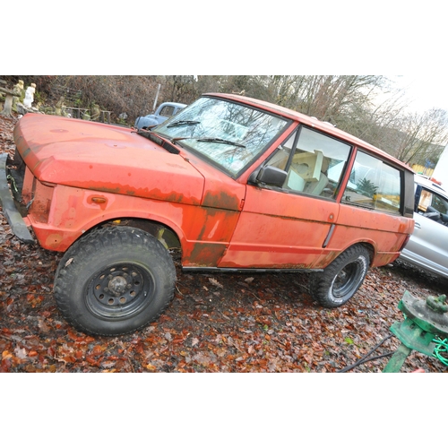 1005 - A 1973 2-DOOR RANGE ROVER VOGUE SE, REGISTRATION NUMBER XJB 57L, in red, manual five speed gearbox w... 