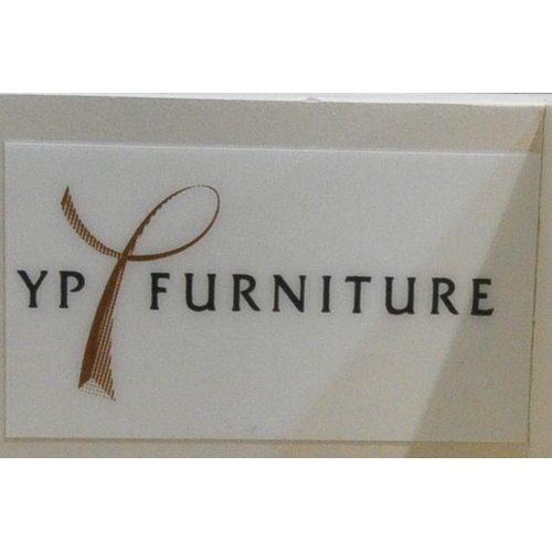 1371 - A YP FURNITURE CREAM CHEST OF TWO SHORT OVER TWO LONG DRAWERS, width 97cm x depth 51cm x height 86cm... 