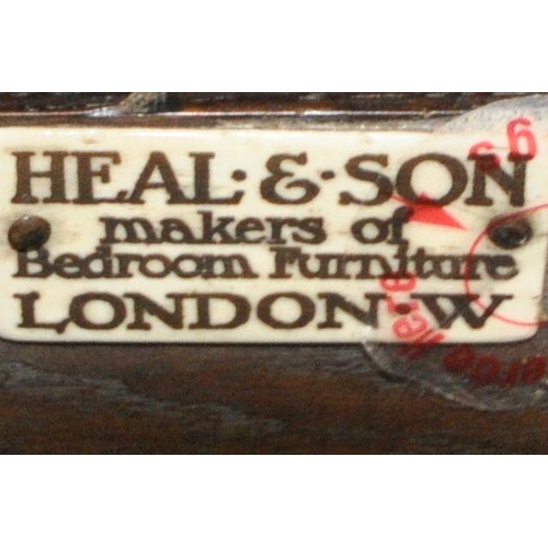 1431 - A SELECTION OF BED PARTS, to include a Heals & son headboard and footboard, a cream painted French b... 
