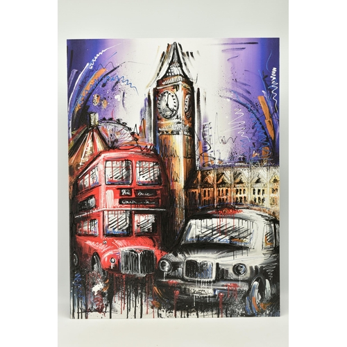 307 - SAMANTHA ELLIS (BRITISH 1992) 'PLAYING FOR TIME', a signed artist proof edition print depicting Lond... 