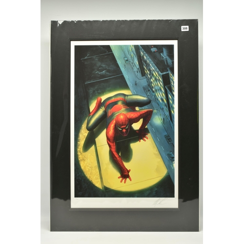 308 - ALEX ROSS FOR MARVEL COMICS (AMERICAN CONTEMPORARY) 'THE SPECTACULAR SPIDERMAN', a signed artist pro... 