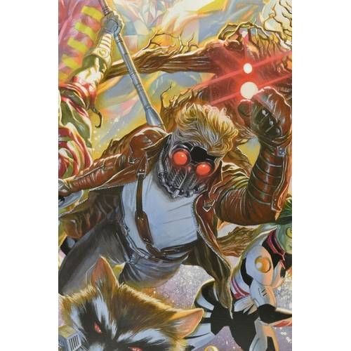 309 - ALEX ROSS FOR MARVEL COMICS (AMERICAN CONTEMPORARY), 'GUARDIANS OF THE GALAXY', a signed limited edi... 