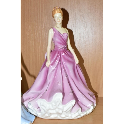 375 - FOUR ROYAL DOULTON FIGURINES, comprising Rachel - Figurine of the Year 2000 HN3976, The Gemstones Co... 