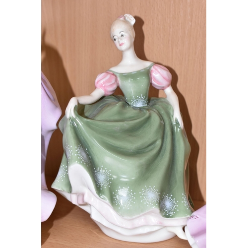 375 - FOUR ROYAL DOULTON FIGURINES, comprising Rachel - Figurine of the Year 2000 HN3976, The Gemstones Co... 