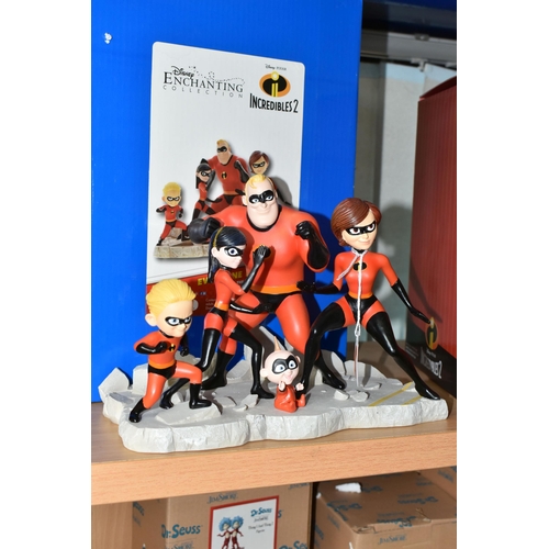 380 - TWO BOXED ENESCO DISNEY PIXAR 'INCREDIBLES 2' FIGURES, comprising 'Everyone is Special' A29295 figur... 