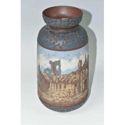 400 - A CALVERT & LOVATT PERIOD LANGLEY MILL VASE, c1883-1895, decorated by George Leighton - Parkinson an... 